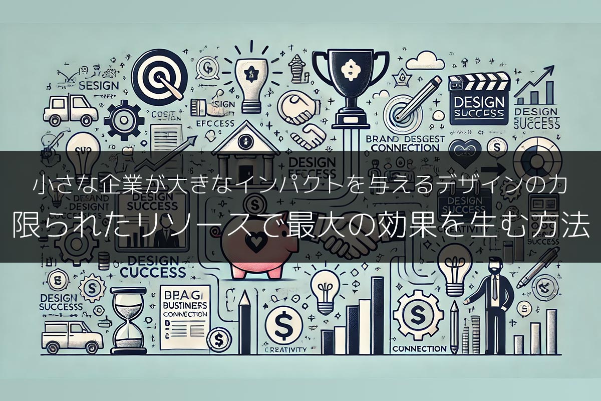 小さな企業が大きなインパクトを与えるデザインの力：限られたリソースで最大の効果を生む方法