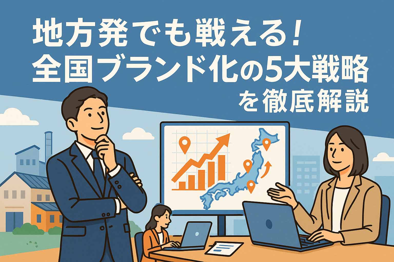 地方発でも戦える!全国ブランド化の5大戦略を徹底解説