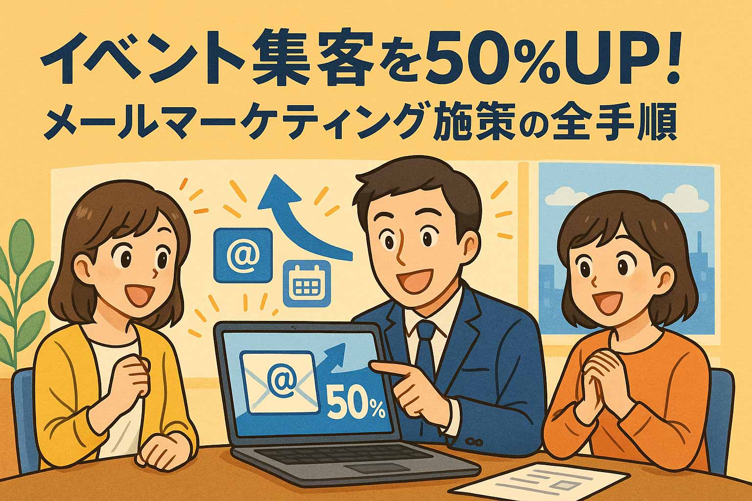 イベント集客を50%UP!メールマーケティング施策の全手順