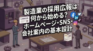 製造業の採用広報は何から始める？ホームページ・SNS・会社案内の基本設計