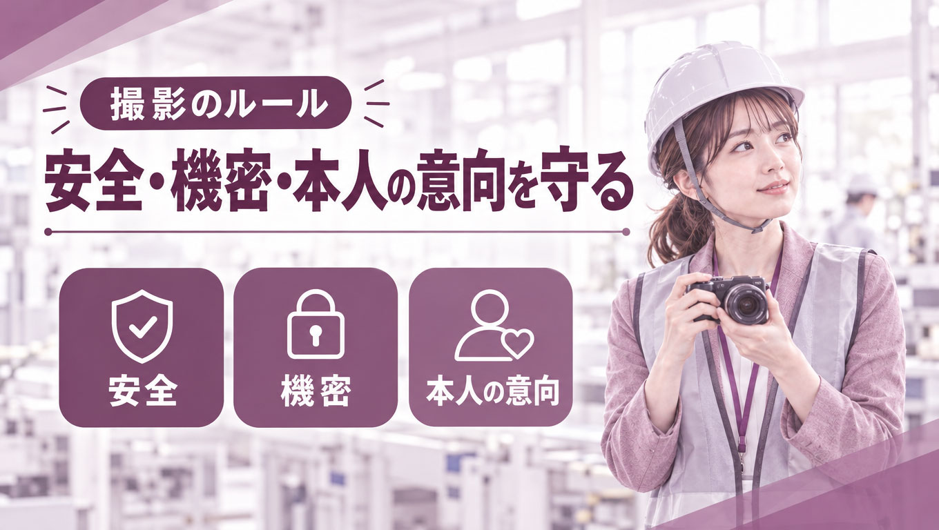 06_安全_機密_本人の意向.jpg 安全と機密と本人の意向を守る撮影準備